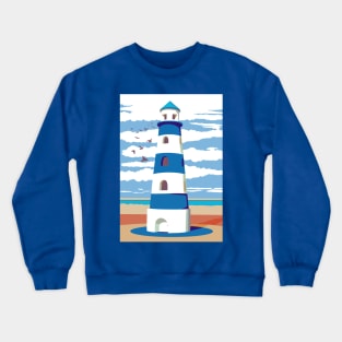 The lighthouse of Denia Crewneck Sweatshirt